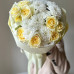 Дуобукет из хризантем и кустовой розы Кенди Лайт №81