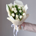 Монобукет из белых тюльпанов 223