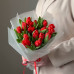 Монобукет из красных тюльпанов 222