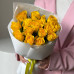 Монобукет из 15 желтых кенийских роз (40 см) 205