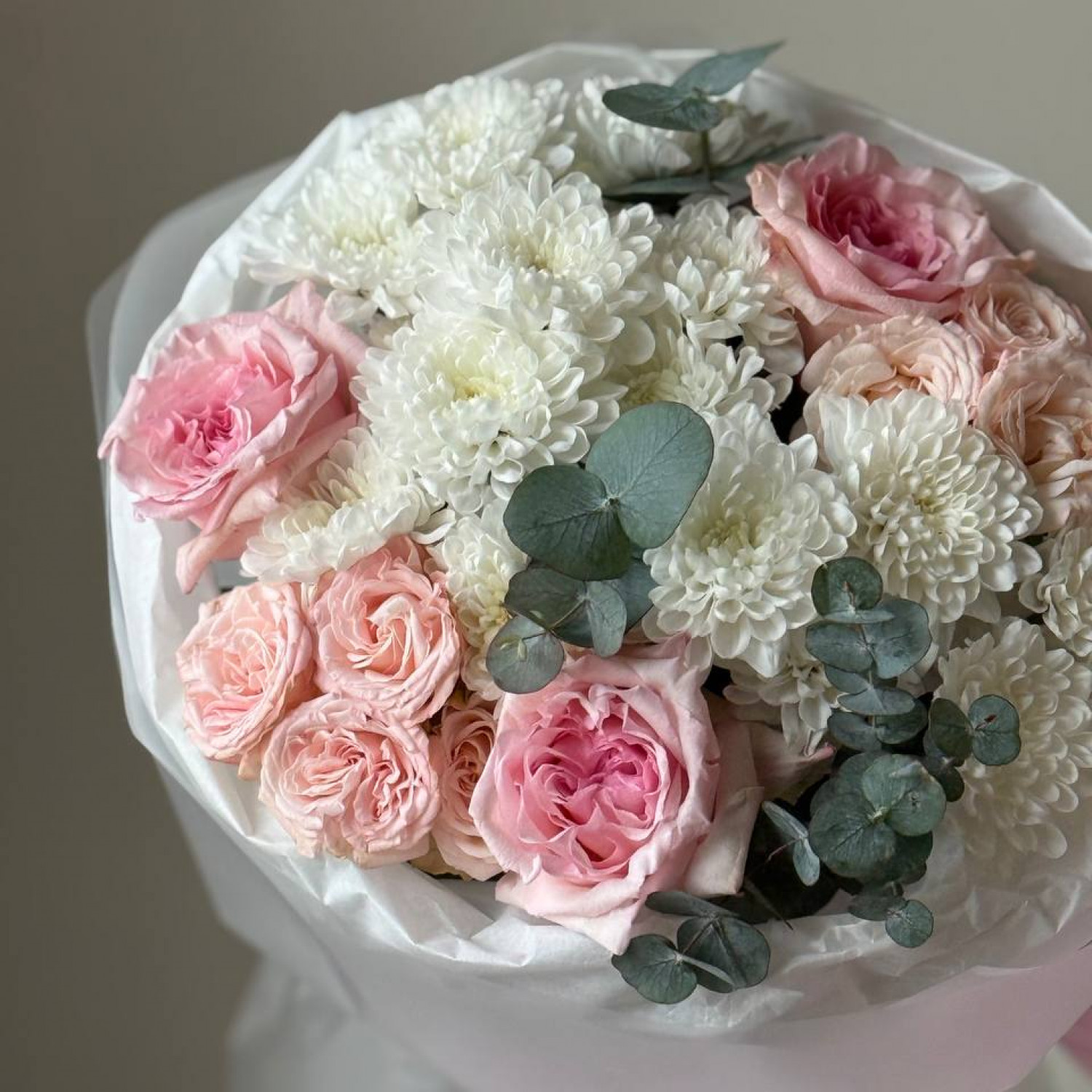 Авторский букет с Пинк Охарой 192