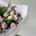 Монобукет из 25 нежных пионовидных тюльпана