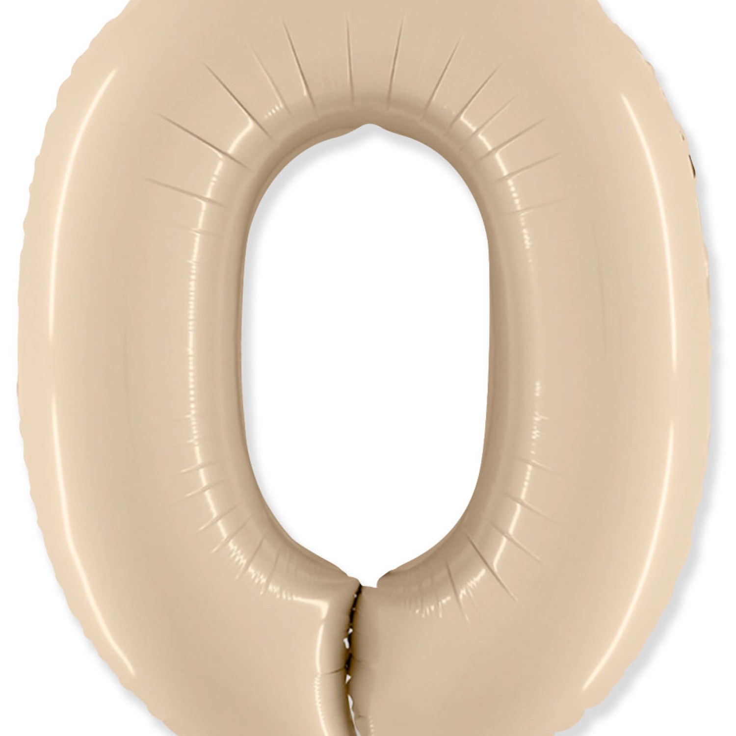 Цифра 0 кремовый