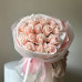 Монобукет из 15 пудровых эквадорский роз Помароса №104