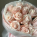 Монобукет из 15 пудровых эквадорский роз Помароса №104