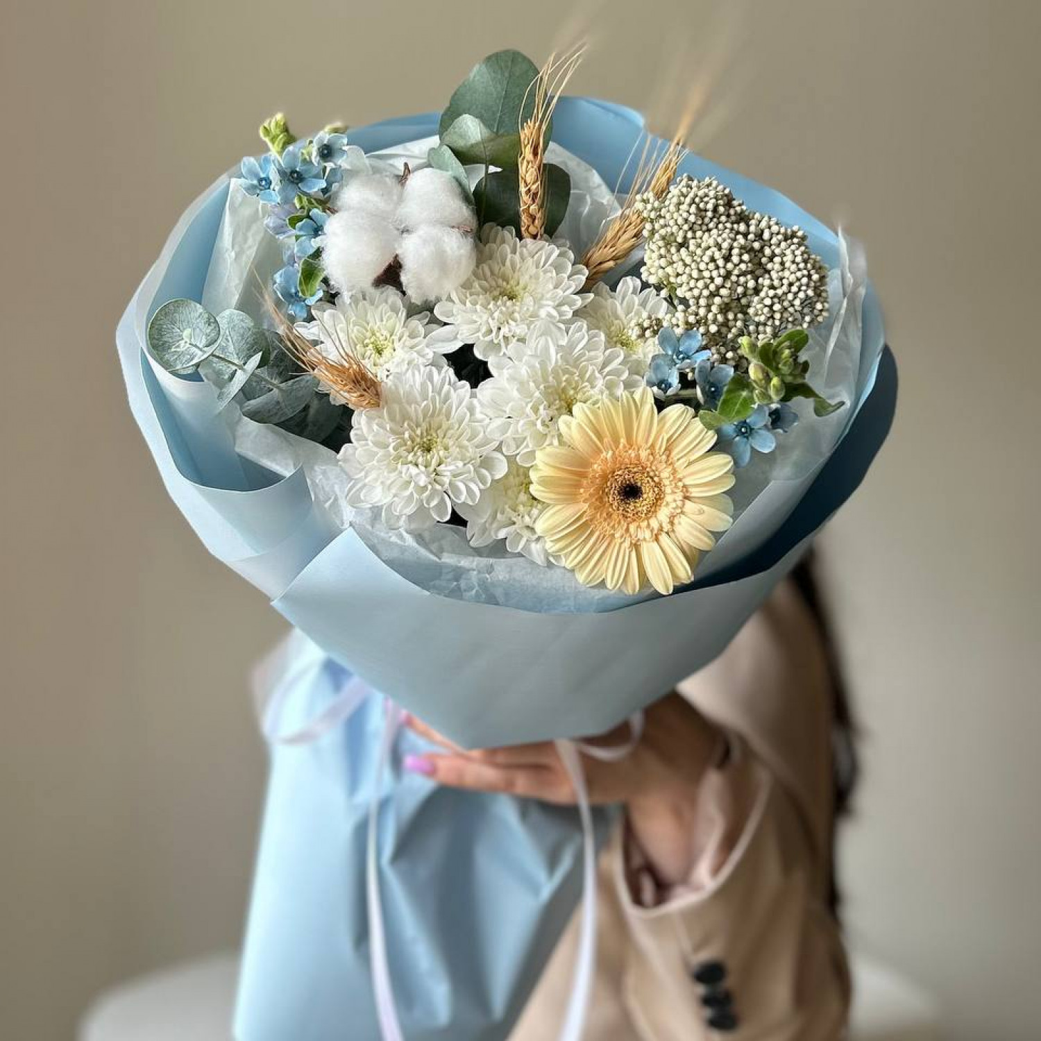 Авторский букет с герберой №108