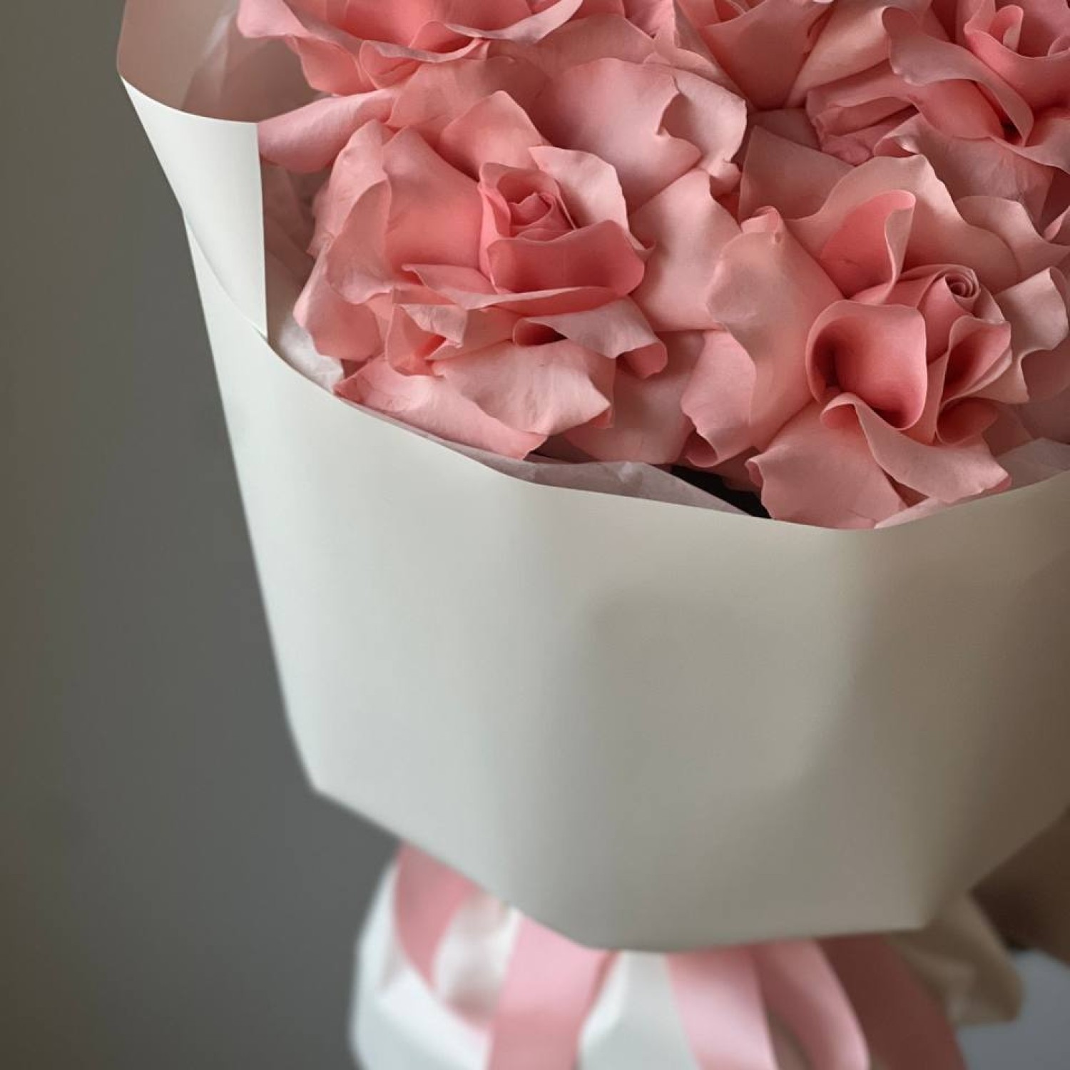 Букет из 5 французских (вывернутых) роз Хермоса