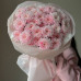 Монобукет из розовых крашенных хризантем 285