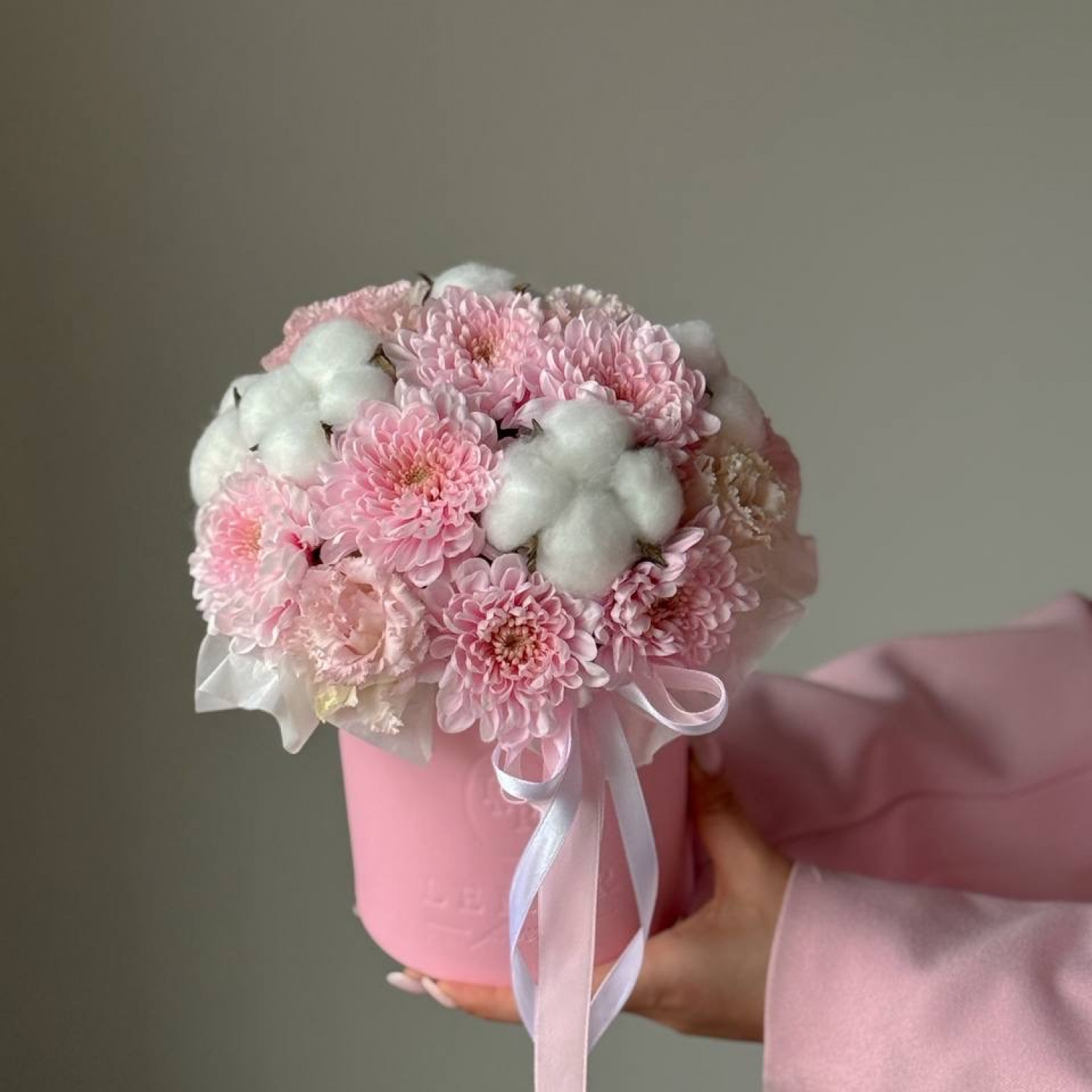 Нежная композиция в коробке 279