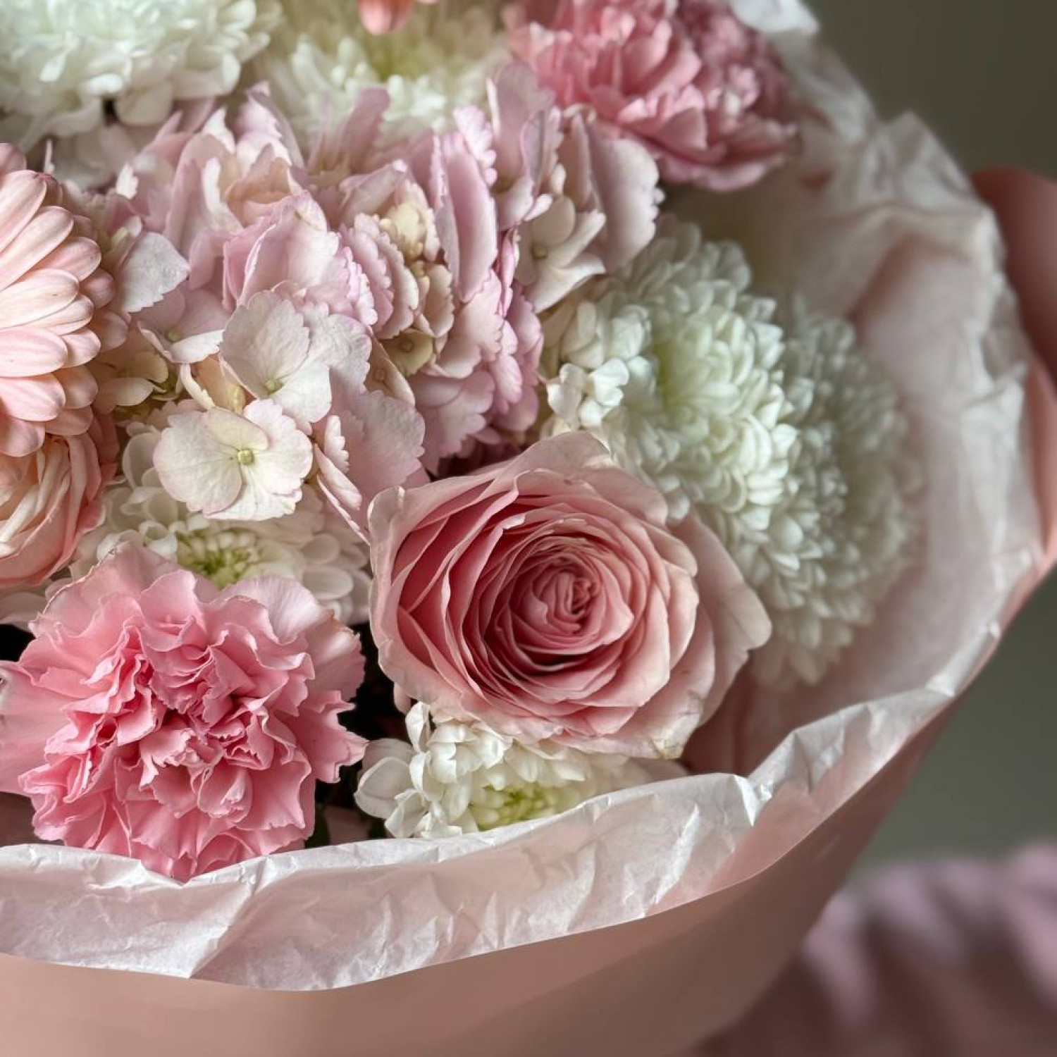 Авторский букет с герберами 277