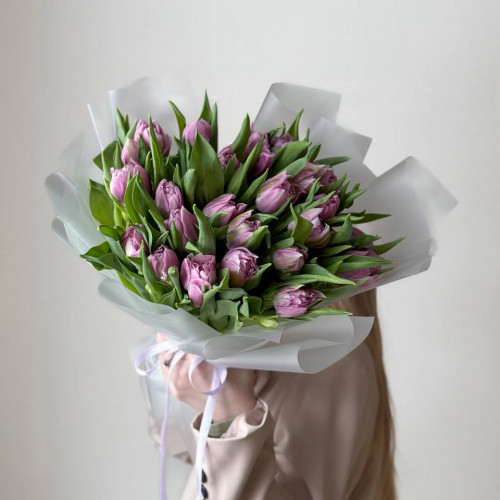 Монобукет из 25 тюльпанов  234