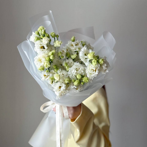 Монобукет из кружевной эустомы 253