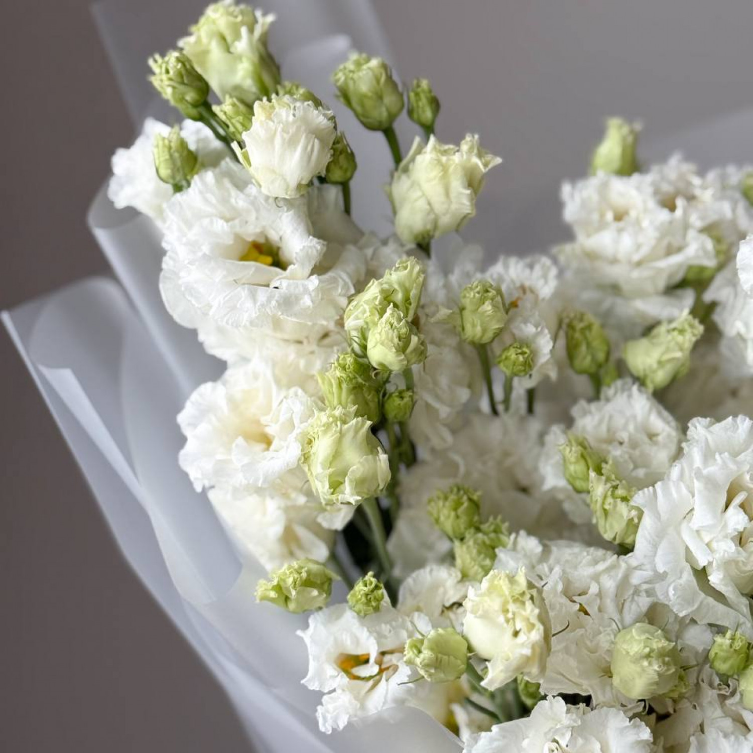 Монобукет из кружевной эустомы 253