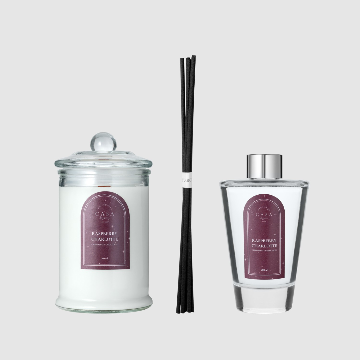 Набор новогодний подарочный Raspberry Charlotte Casa Leggera