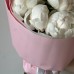 Монобукет из 9 белых пионов