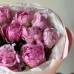 Монобукет из 9 розовых пионов