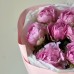 Монобукет из 9 розовых пионов