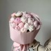 Монобукет из 15 нежных пионов