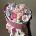 Авторский нежный букет с герберами 071