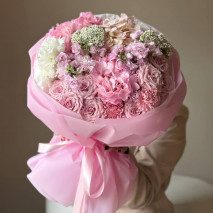 Авторский букет с маттиолой 007 Авторский букет с маттиолой 007