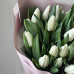 Монобукет из 25 белых тюльпанов №29