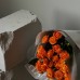 Монобукет из 7 кустовых оранжевых роз