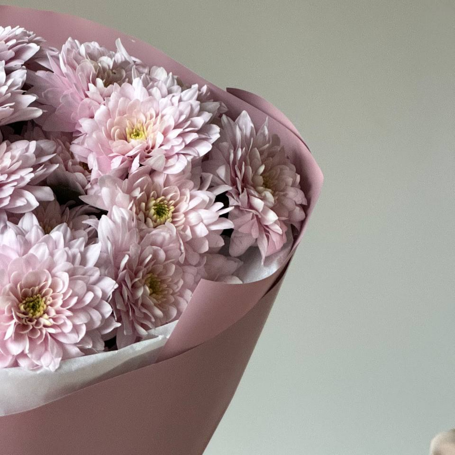 Монобукет из кустовой хризантемы