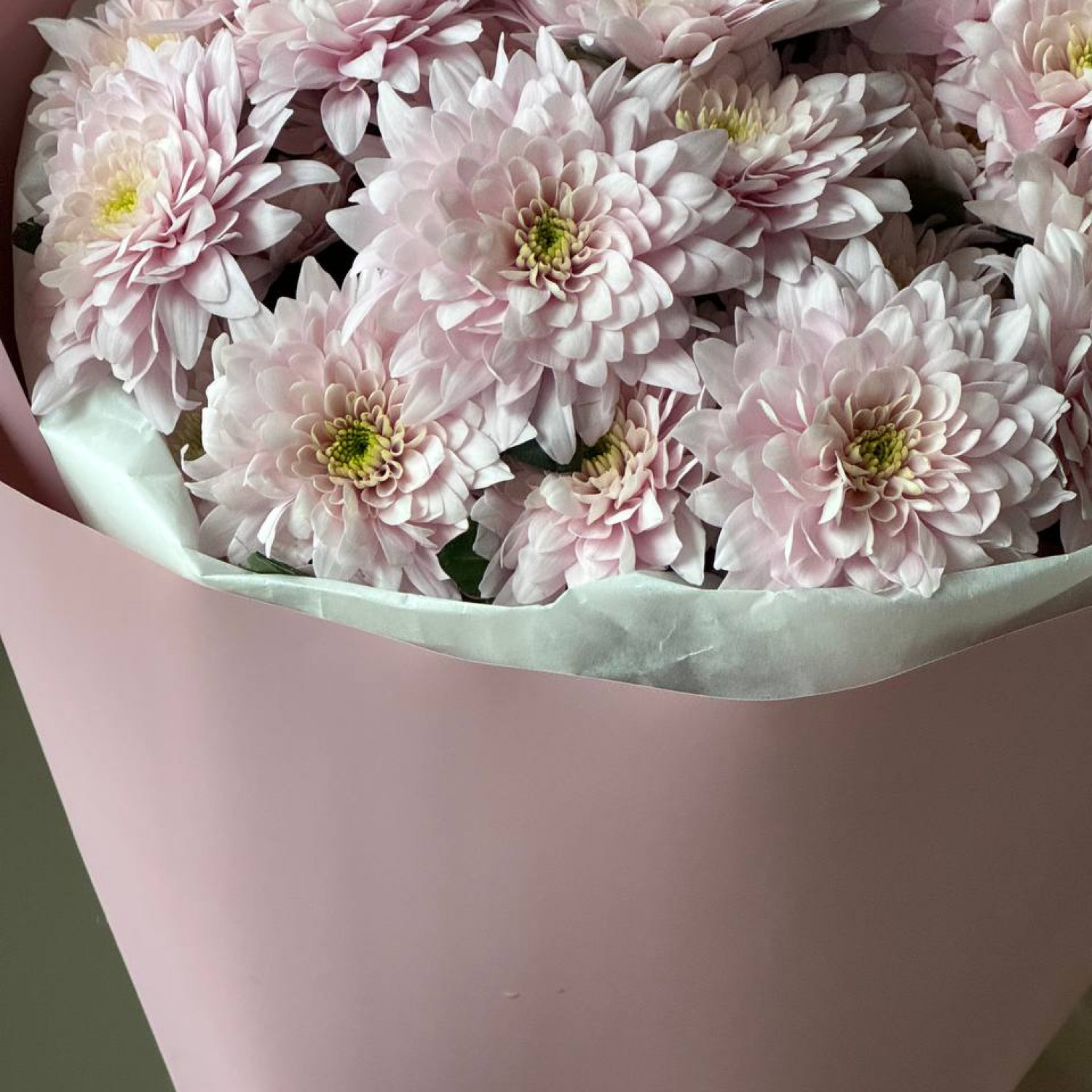 Монобукет из кустовой хризантемы