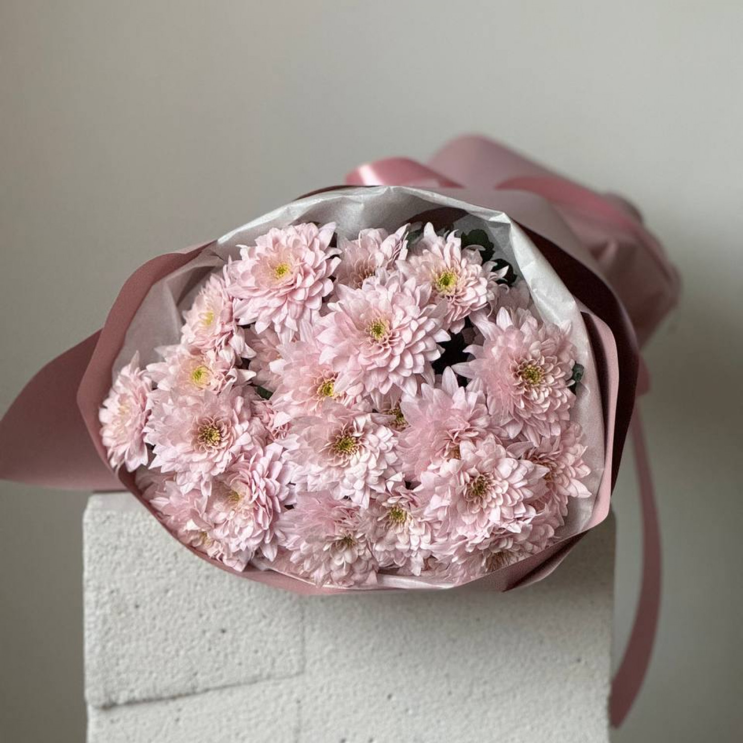 Монобукет из кустовой хризантемы